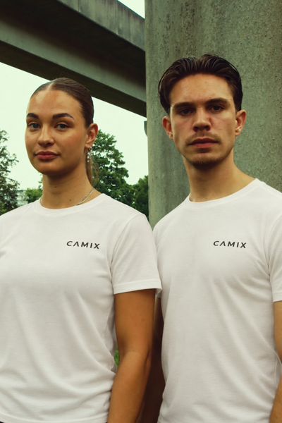 CAMIX Essential Wordmark T-Shirt in off-white